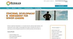 Desktop Screenshot of bermanleadership.com